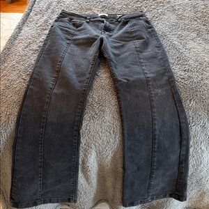 Kensie Jeans Dark Gray Relaxed Jeans